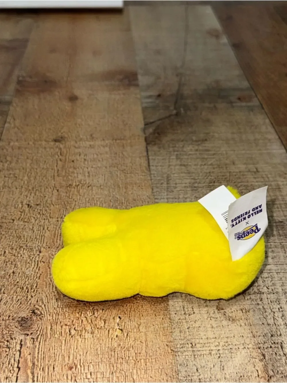 POMPOMPURIN  PEEPS X HELLO KITTY Bunny Plush 5” Easter Yellow